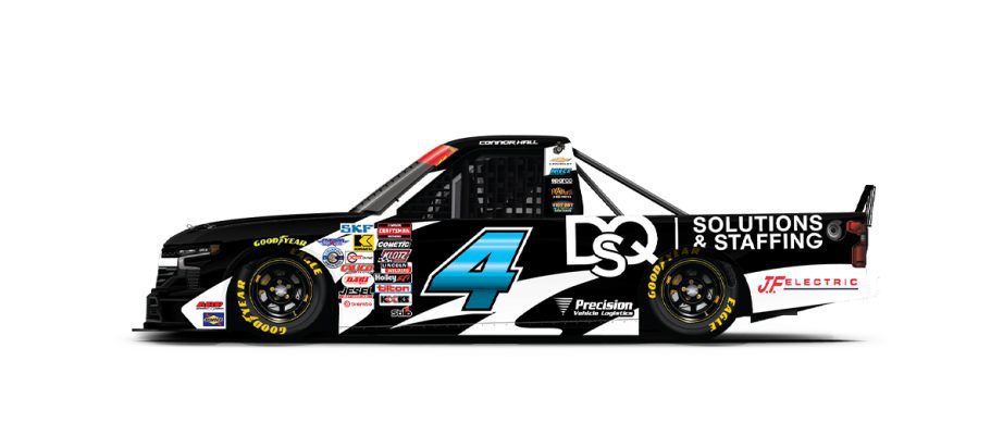 A graphic depicting the No. 4 Chevrolet.