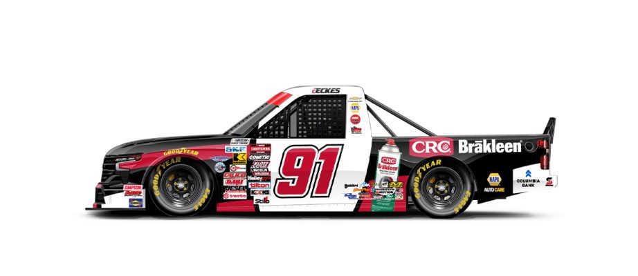 A graphic depicting the No. 91 Chevrolet.