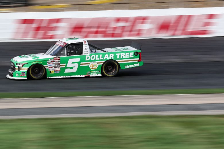 John Hunter Nemechek drives at New Hampshire.