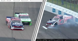 Promo Image for Lewis spins after contact with Nemechek