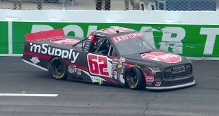 Promo Image for Christopher Bell spins after contact with Chandler Smith