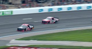 Riggs holds off Smith to win New Hampshire Truck race