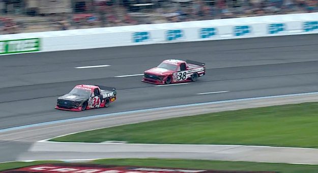 Riggs holds off Smith to win New Hampshire Truck race