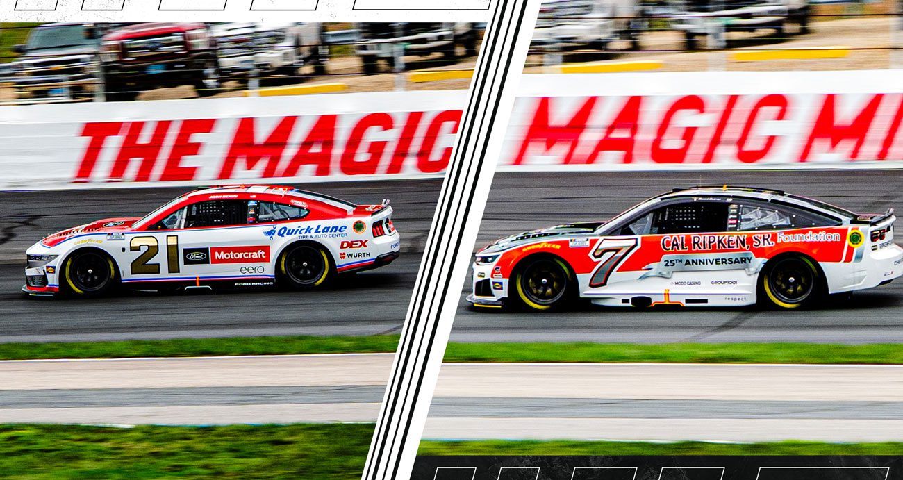 Josh Berry and Daniel Suárez drive NASCAR Cup Series cars at New Hampshire.
