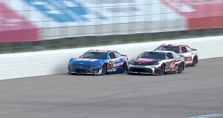 Promo Image for Berry charges between Bell, Preece in three-wide battle