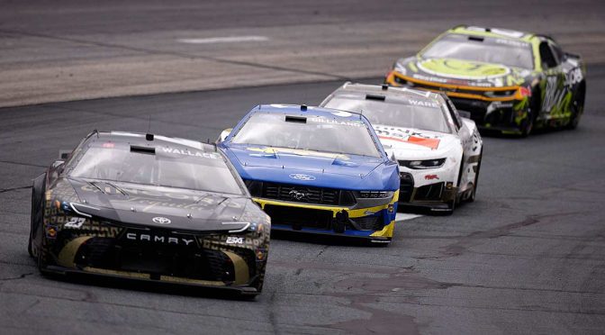 Bubba Wallace bolsters Chase bid, claims second at New Hampshire