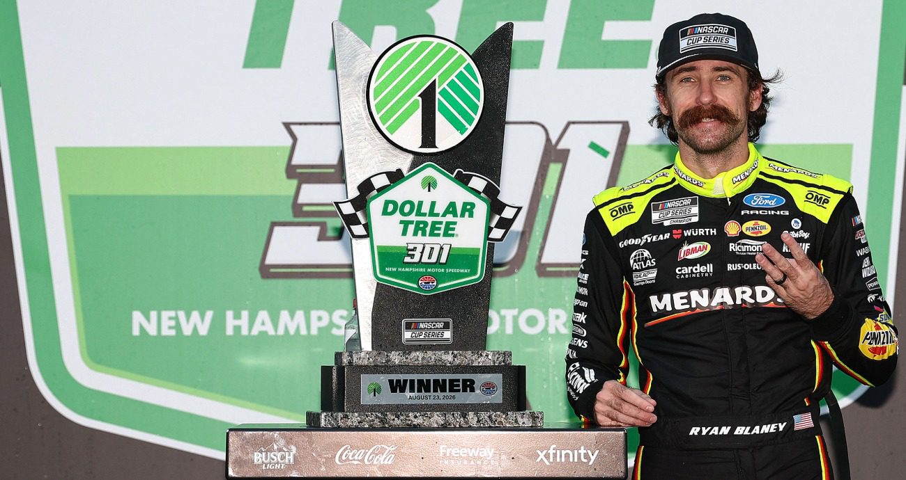 Promo Image for Thrice as nice! Blaney joins '26 Cup victor list for third time