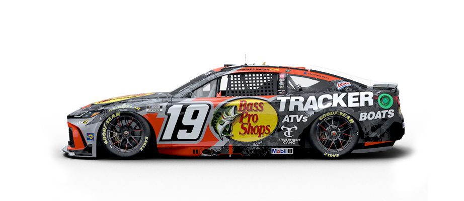 A graphic depicting the No. 19 Toyota.