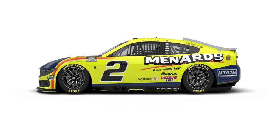 A graphic depicting the No. 2 Ford.