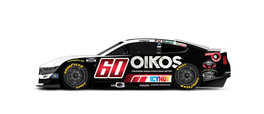 A graphic depicting the No. 60 Ford.