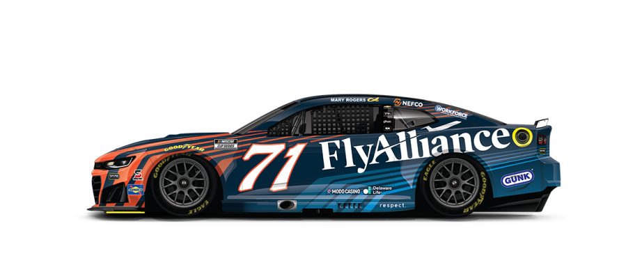 A graphic depicting the No. 71 Chevrolet.
