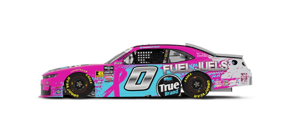 A graphic depicting the No. 0 Chevrolet.