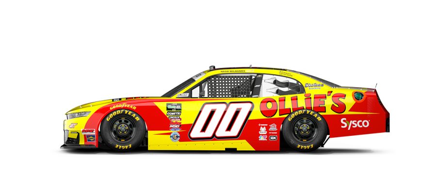 A graphic depicting the No. 00 Chevrolet.