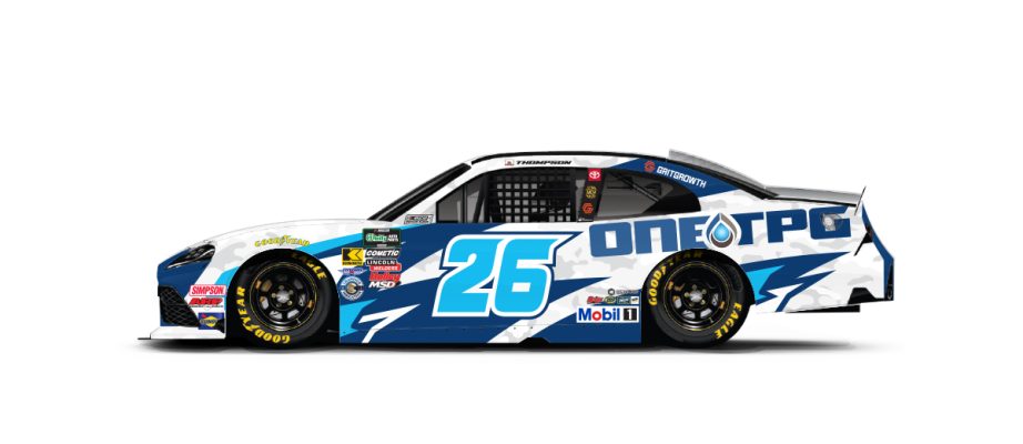 A graphic depicting the No. 26 Toyota.