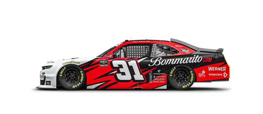 A graphic depicting the No. 31 Chevrolet.