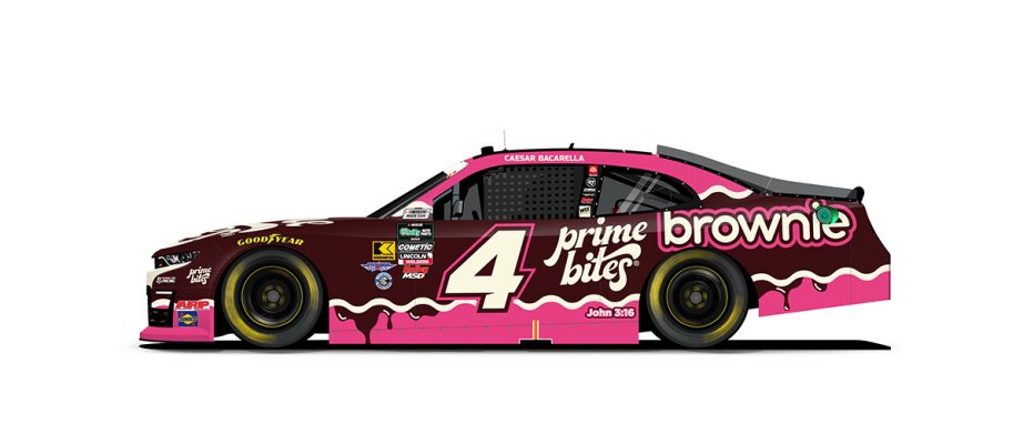 A graphic depicting the No. 4 Chevrolet.