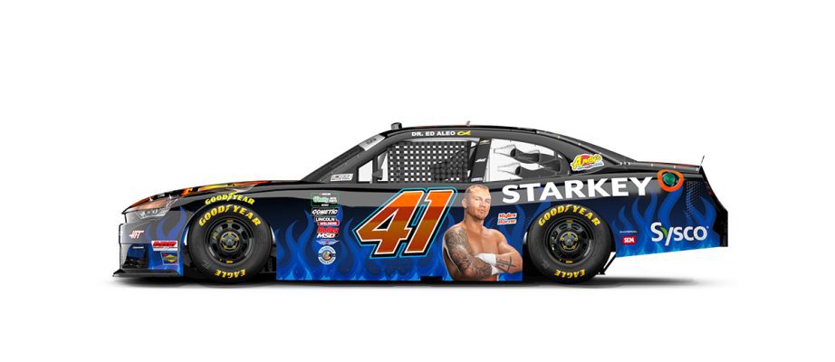 A graphic depicting the No. 41 Chevrolet.