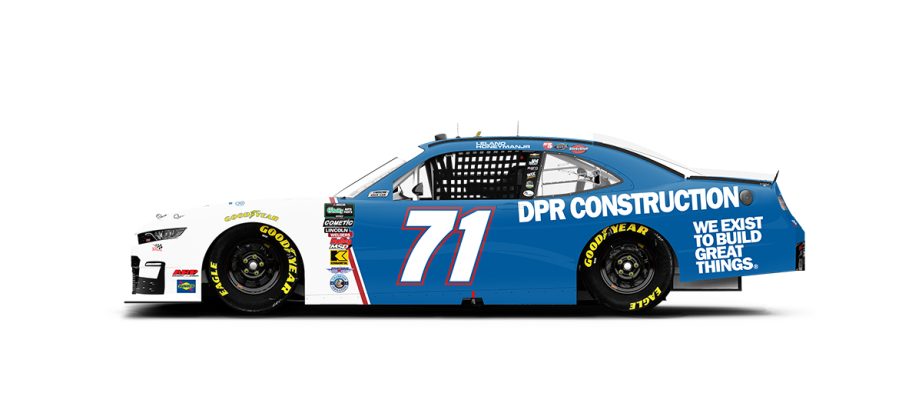 A graphic depicting the No. 71 Chevrolet.