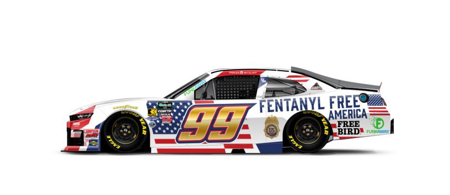 A graphic depicting the No. 99 Chevrolet.
