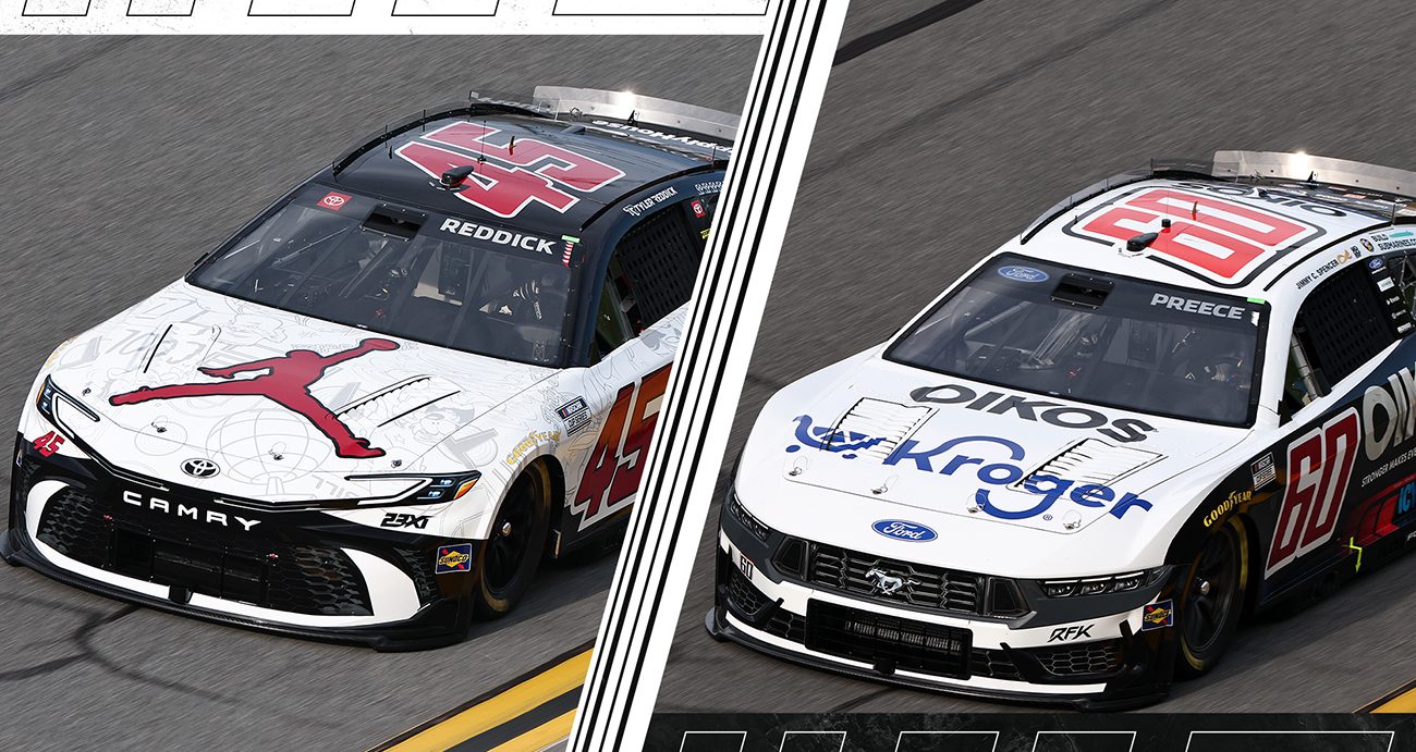Tyler Reddick and Ryan Preece at Daytona