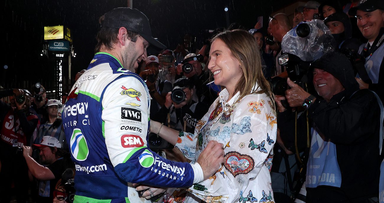 Daniel Suárez and wife Julia