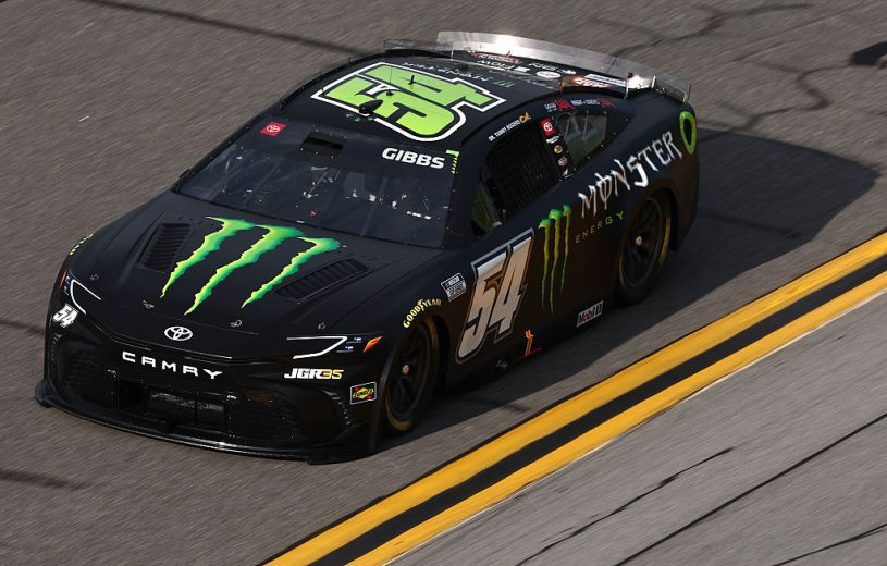 Ty Gibbs drives at Daytona.