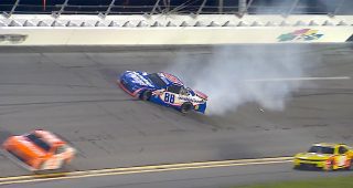 Promo Image for Caruth crashes from second with three laps to go