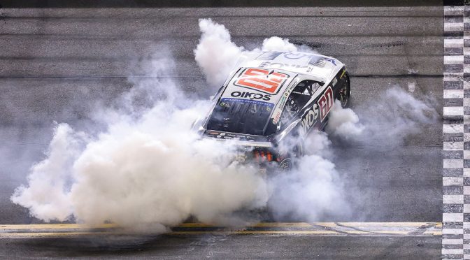 Featured Image for Ryan Preece scores first career Cup win at Daytona to advance to Chase