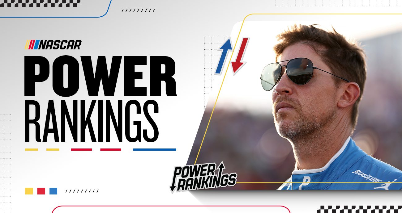 denny hamlin power rankings graphic