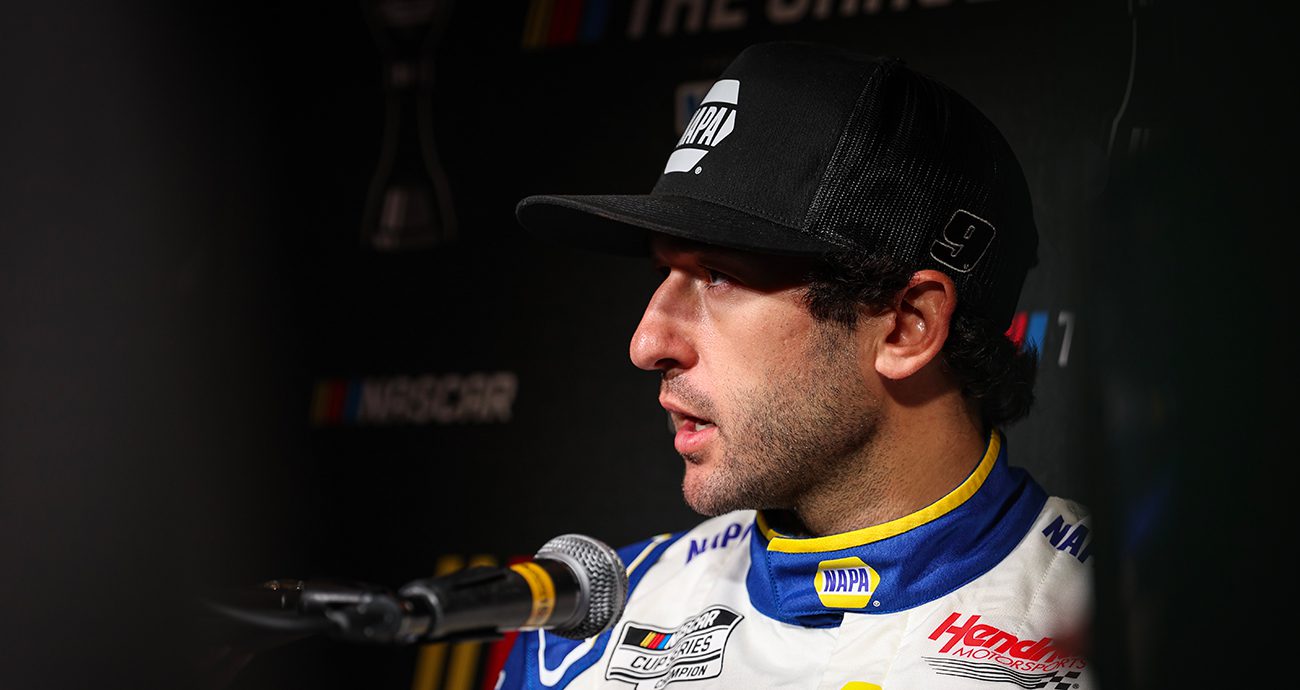 Chase Elliott during NASCAR Cup Series Chase Media Day. 