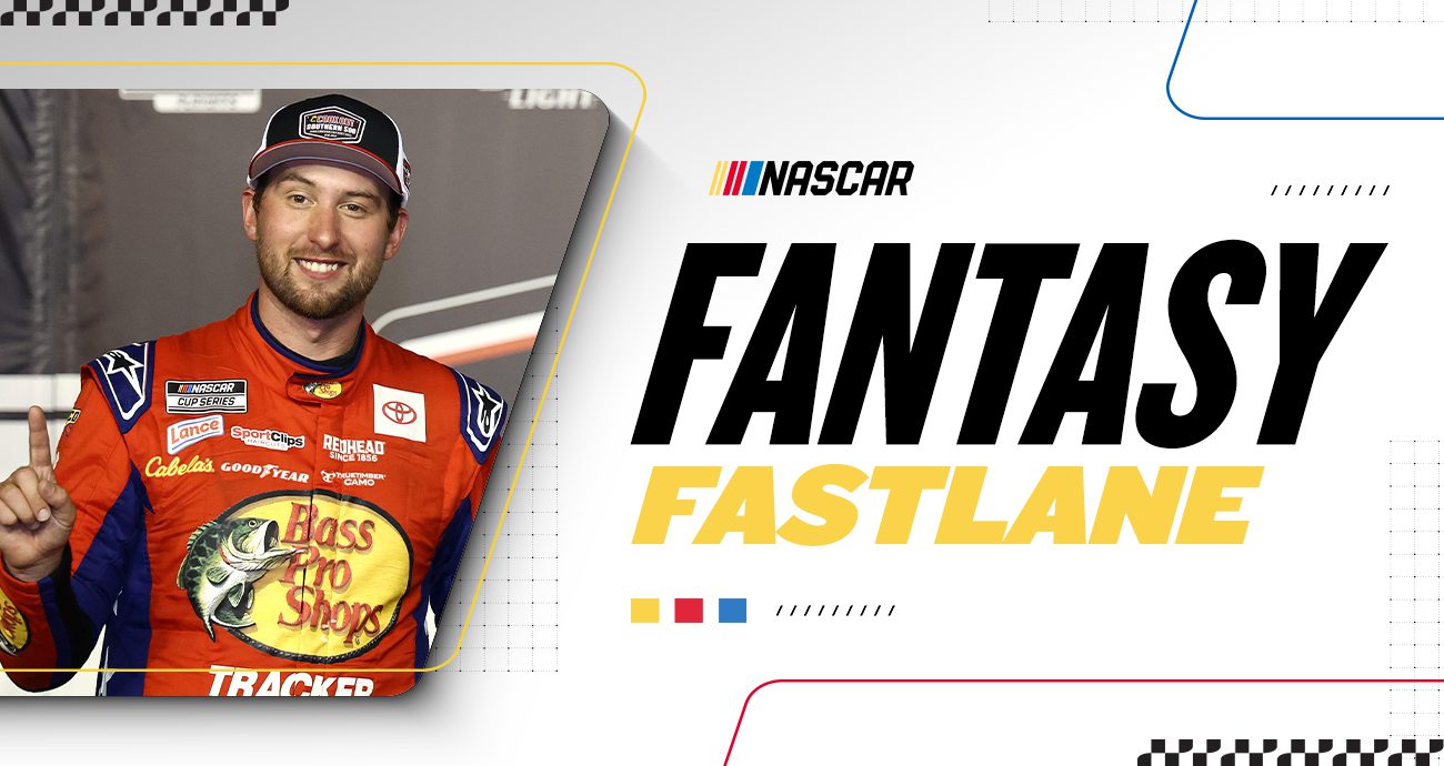 A fantasy fastlane graphic for Chase Briscoe at Darlington.