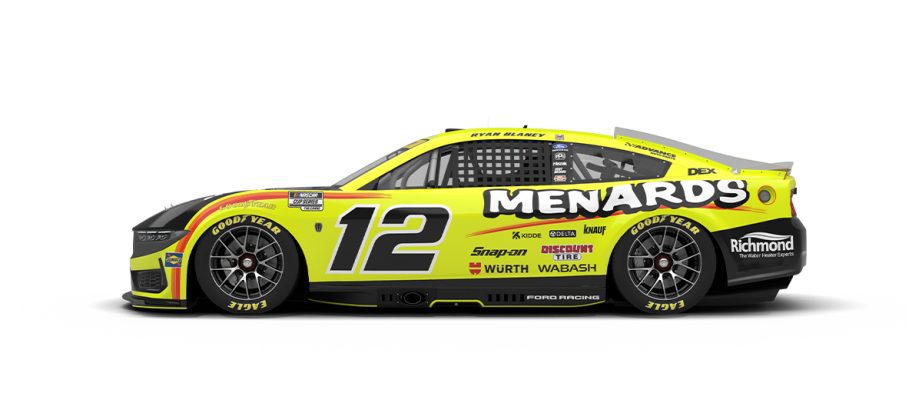 Ryan Blaney race-weekend car livery
