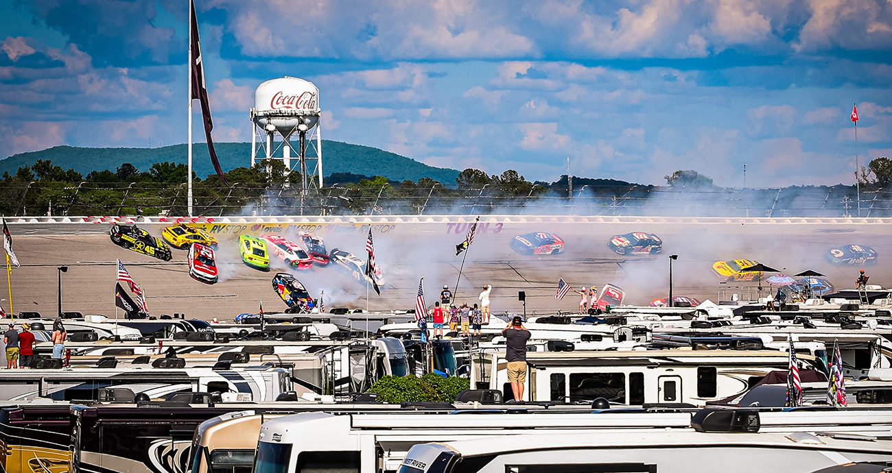 NASCAR Cup Series crash at Talladega