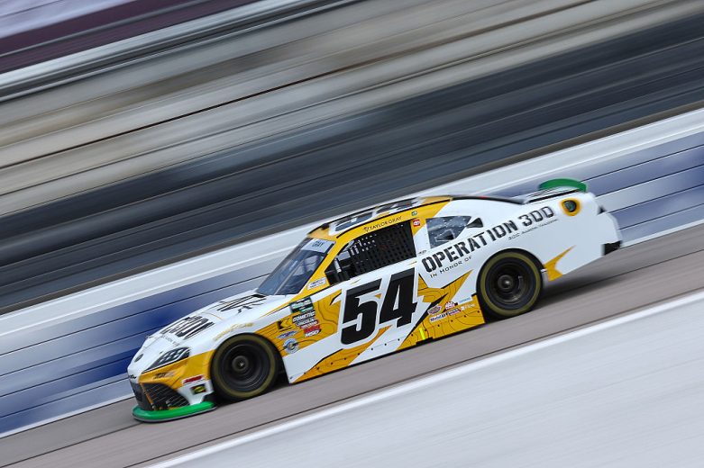 Taylor Gray drives at Darlington.
