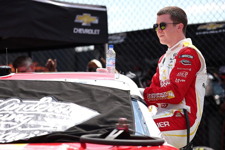 Daniel Dye enters his car.