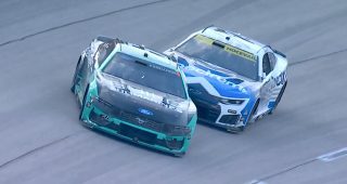 Promo Image for Watch: Contact that sparked Hocevar, Keselowski drama