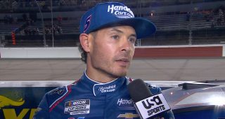Promo Image for Larson stands by late strategy call after fifth-place finish