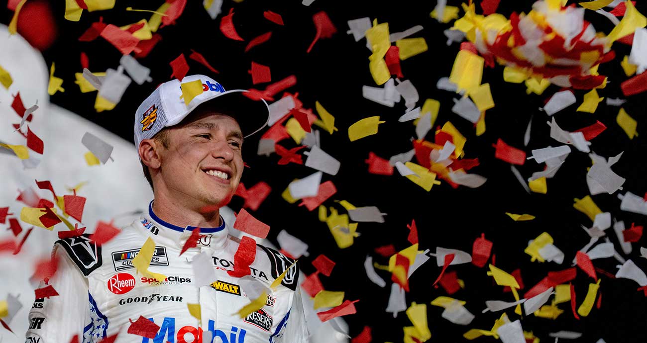 Champagne celebration: Chase battle tightens as Bell pops the top at Darlington