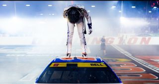 Promo Image for Bell savors win after 'damn' long drought, quotes Busch