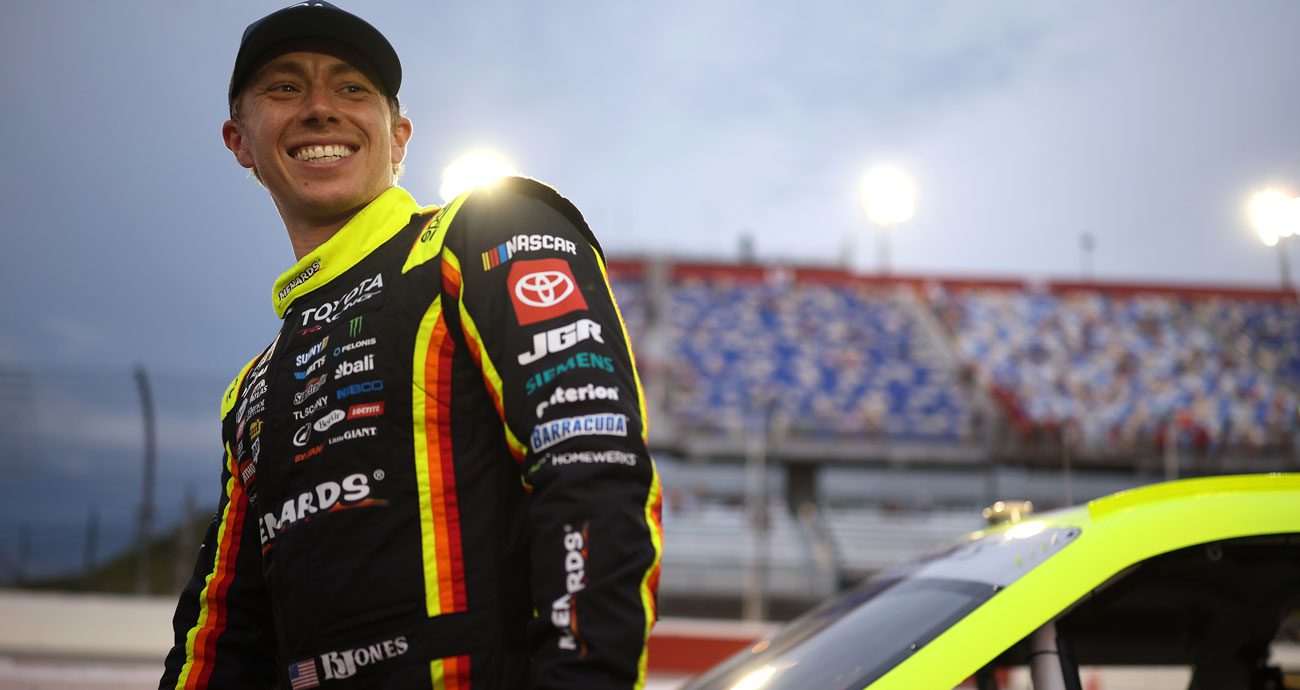 Brandon Jones smiles.