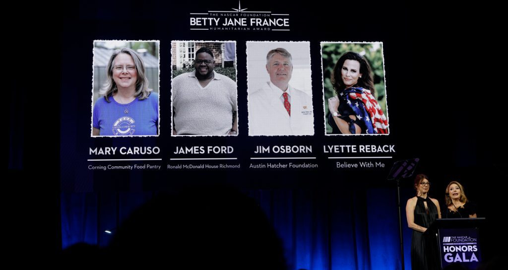 The finalists for the 2026 Betty Jane France Humanitarian Award are presented at the Honors Gala on Sept. 8, 2026 at the Ziegfeld Ballroom in New York City.