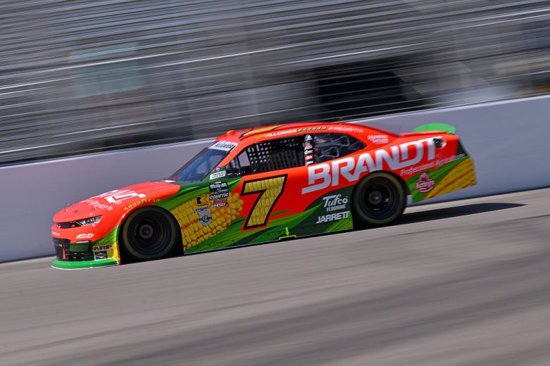 Justin Allgaier drives at Gateway.