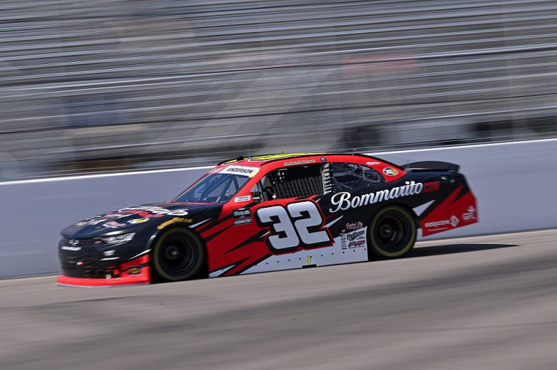 Jordan Anderson drives at Gateway.