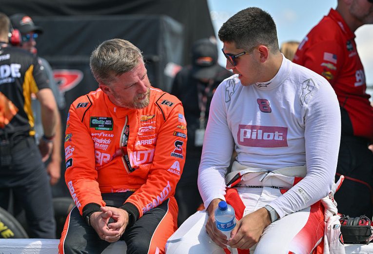 Justin Allgaier and Sammy Smith talk.