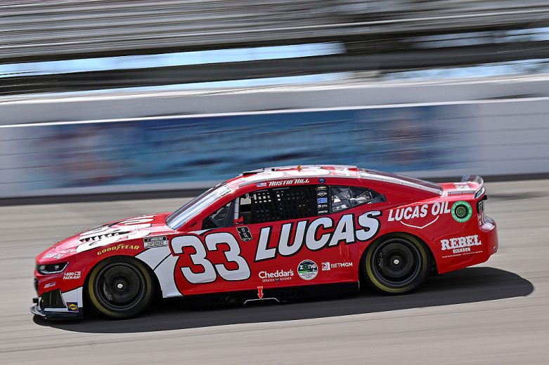 Austin Hill drives at Gateway.