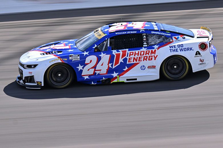 William Byron drives at Gateway.