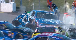 Promo Image for Crew members narrowly avoid pit-road chaos