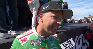 Promo Image for Keselowski on racing Hocevar: 'I'm not going to get ran over'