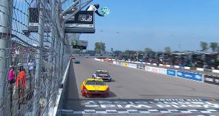 Promo Image for Watch Logano clinch Stage 1 dub at Gateway