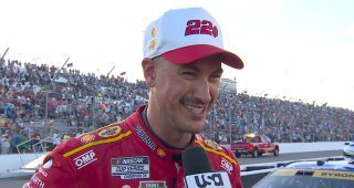 Promo Image for Logano after falling short of win: 'I had no homies with me'